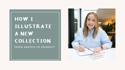 How I Illustrate a New Collection – From Sketch to Product