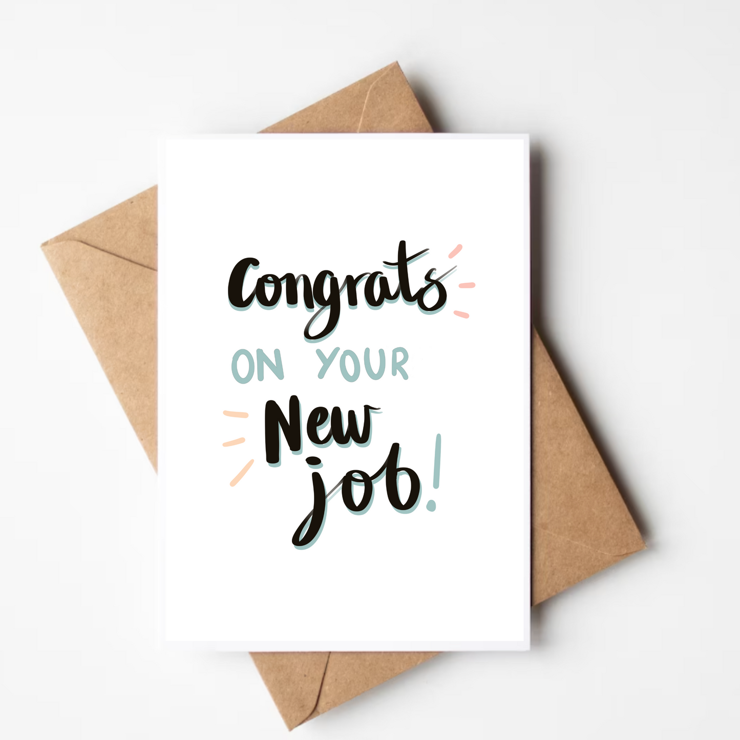 Congrats On Your New Job Card