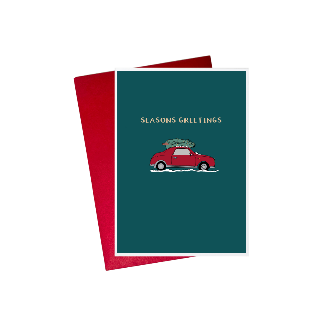Seasons Greetings Christmas Card