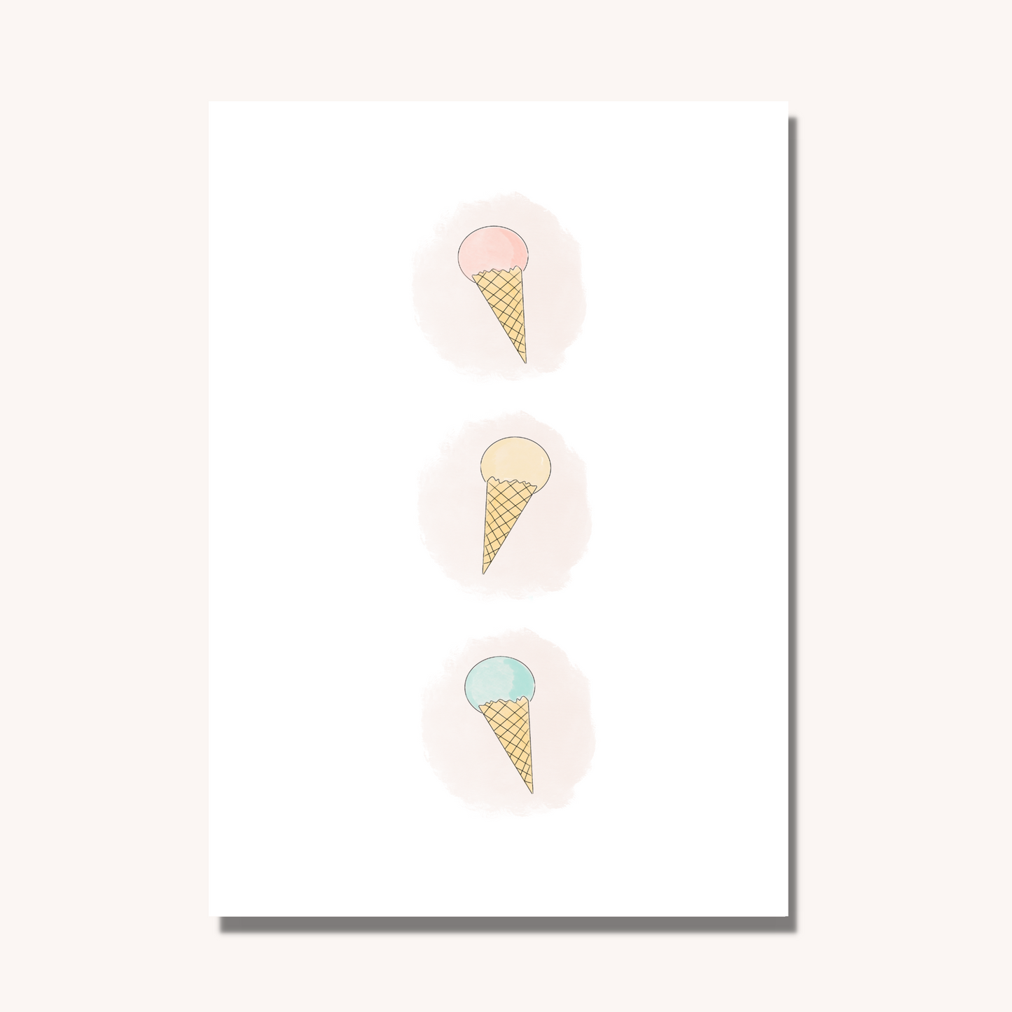 Ice Cream Trip Art Print
