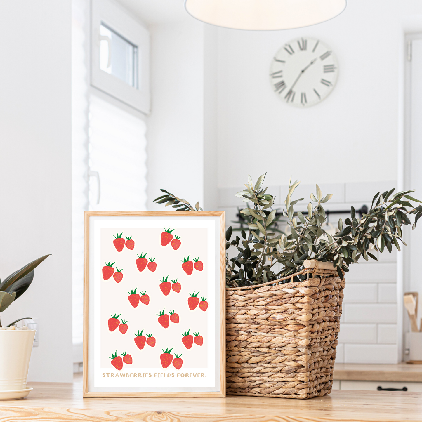 Strawberry Fields Forever Quote Print
