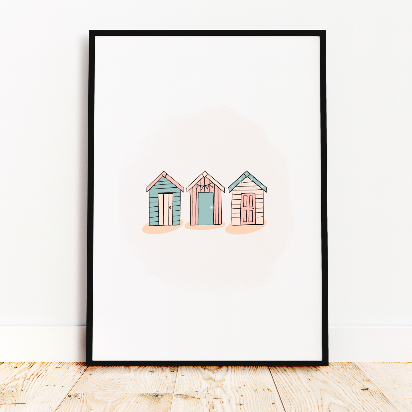 Beach Huts Art Print
