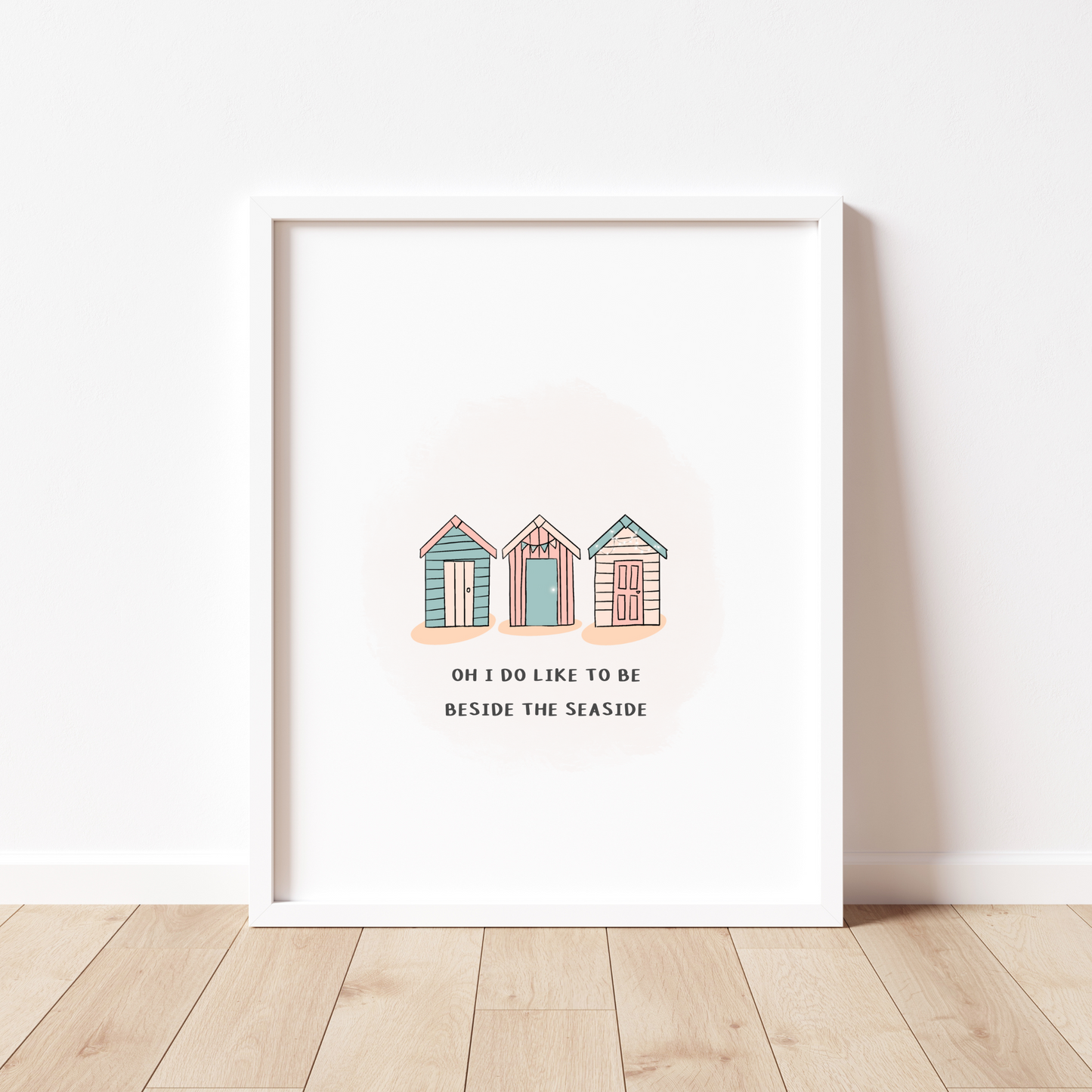 Beach Huts Art Print