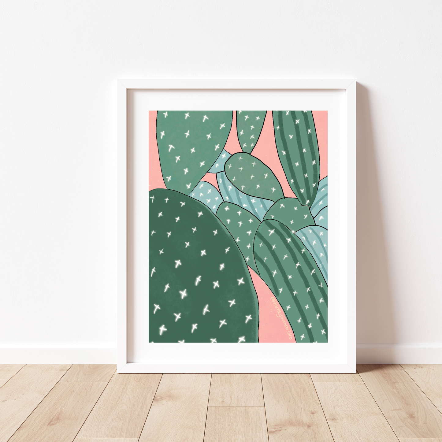 Cacti Field Print