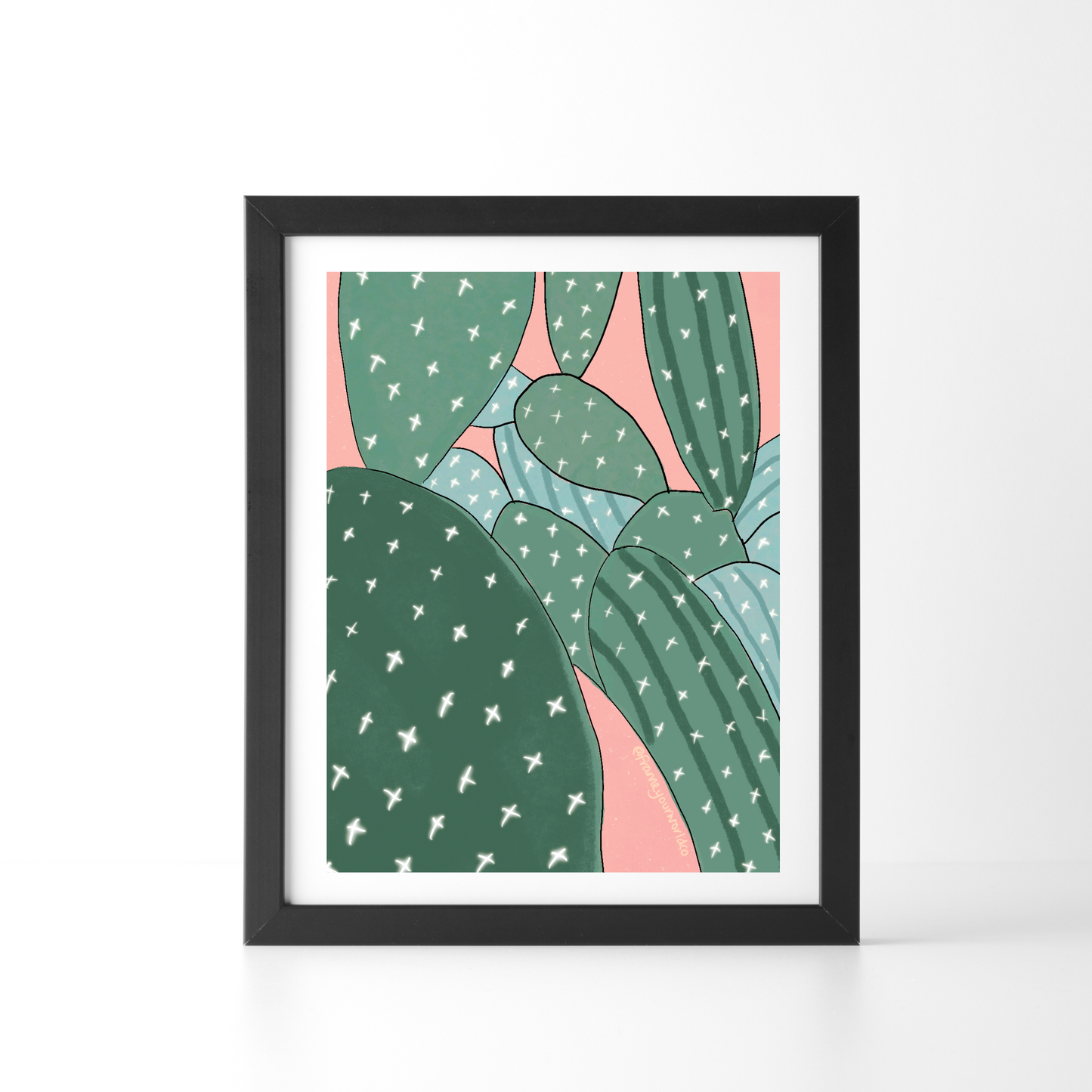 Cacti Field Print