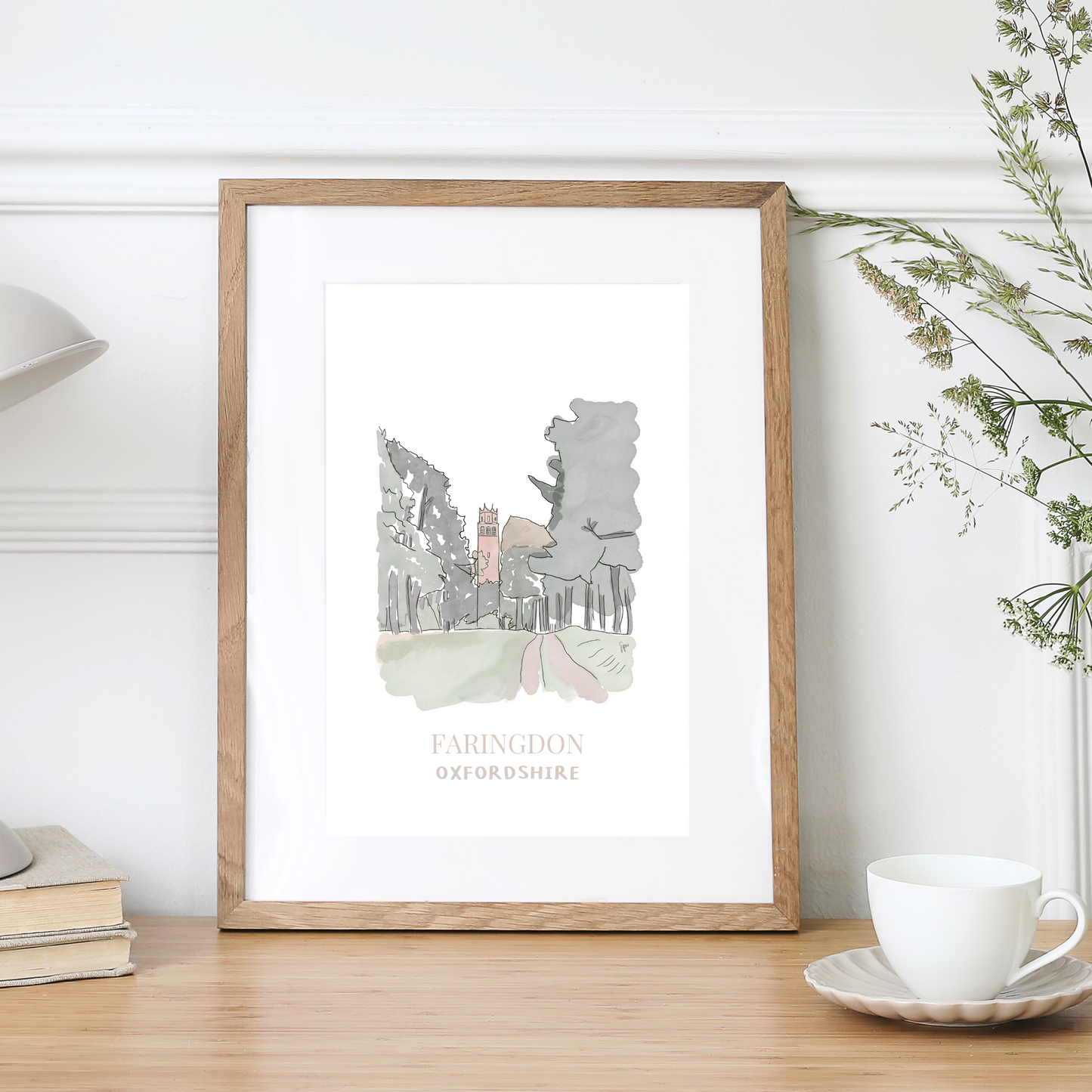 Faringdon Folly Art Print