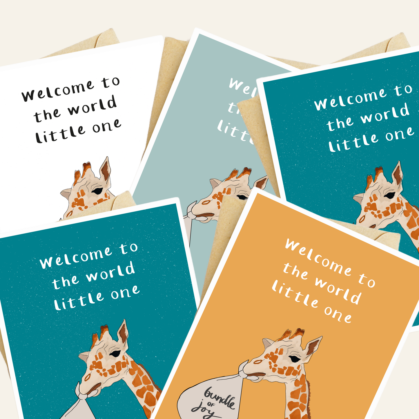 Welcome To The World Little One - Giraffe
