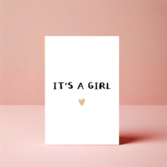 It's A Girl - New Baby