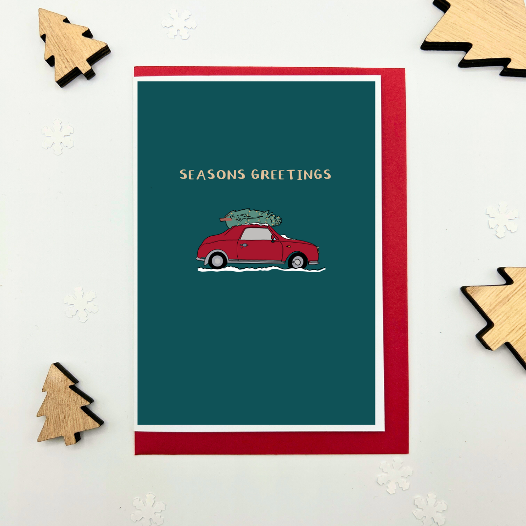 Seasons Greetings Christmas Card