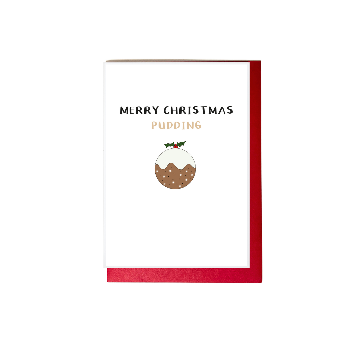 Merry Christmas Pud Card