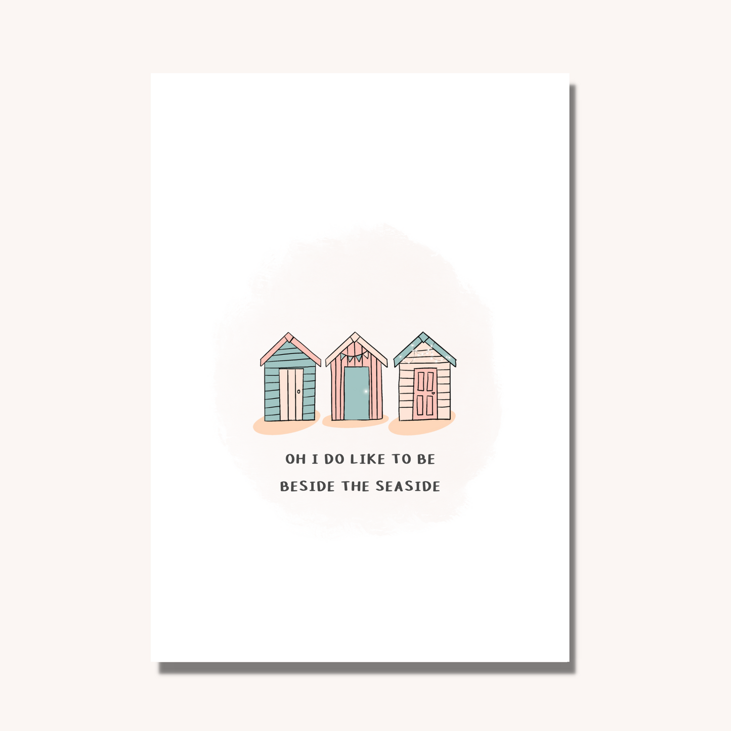 Beach Huts Art Print