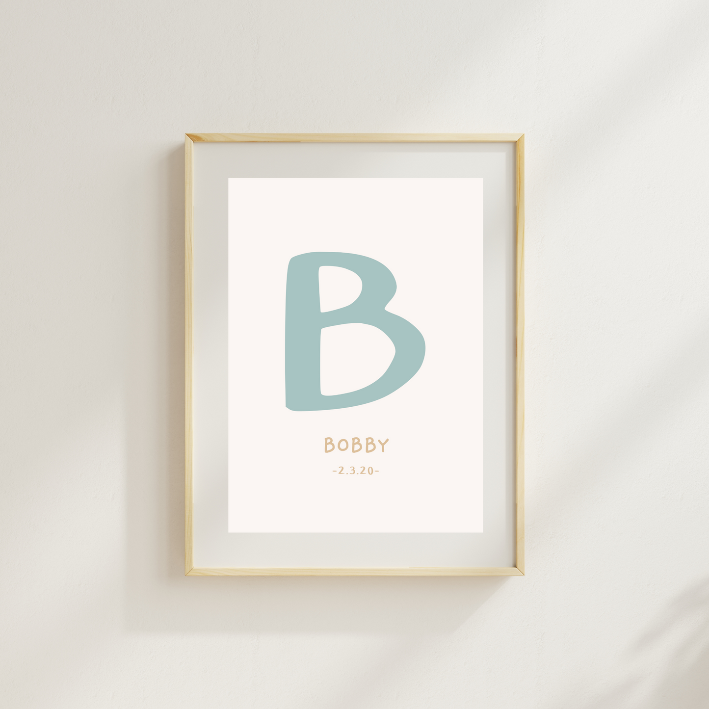 Alphabet Letter Personalised Print