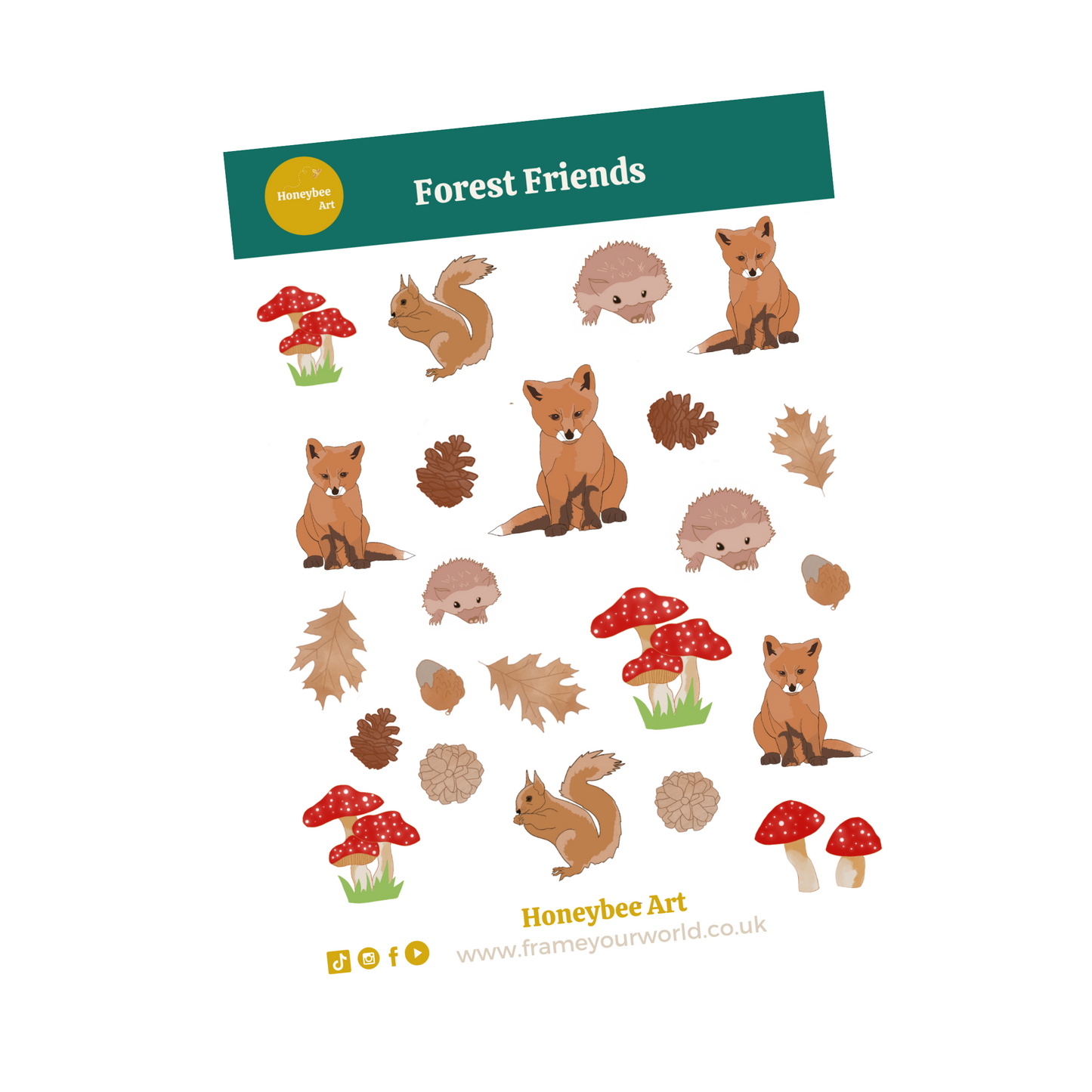 Forest Friends Sticker