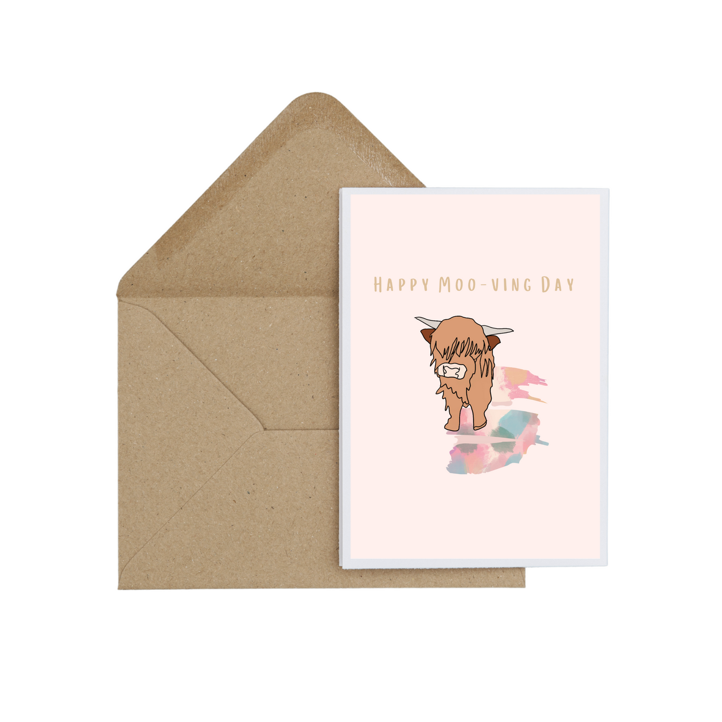 Happy Mooving Day Greeting Card