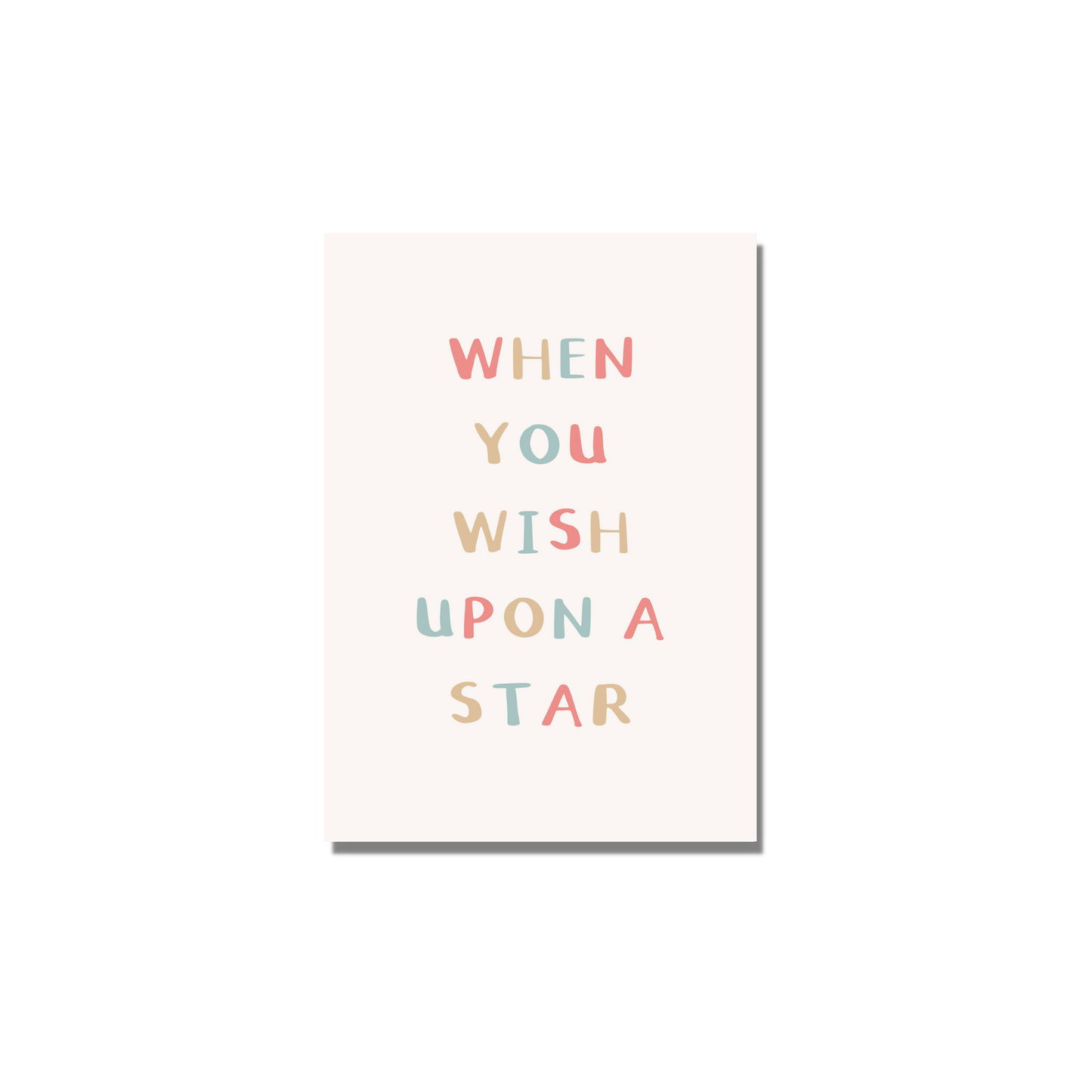 When You Wish Upon A Star Print
