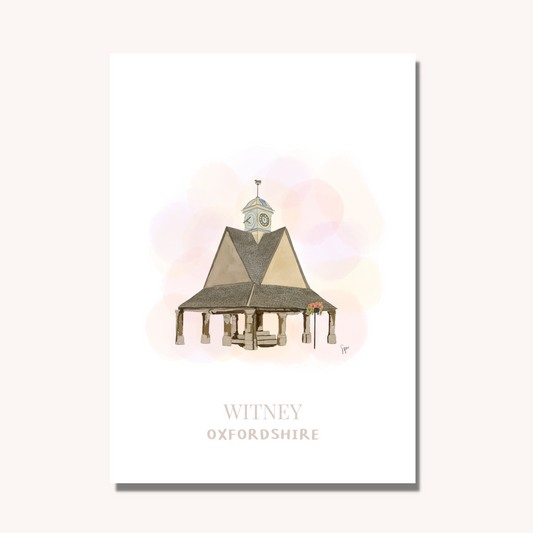 Witney Buttercross Illustration Art Print