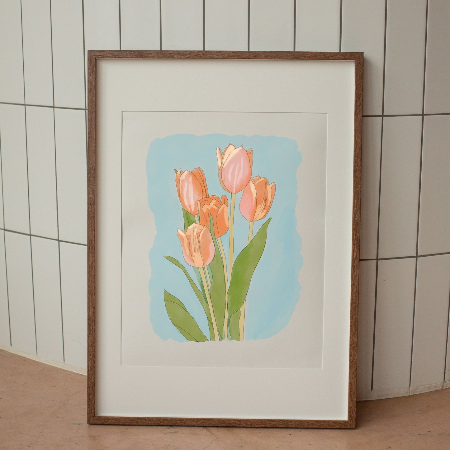 Tulips in bloom
