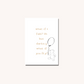 What If I Fall Print" or "What If You Fly Typographic A4 Print