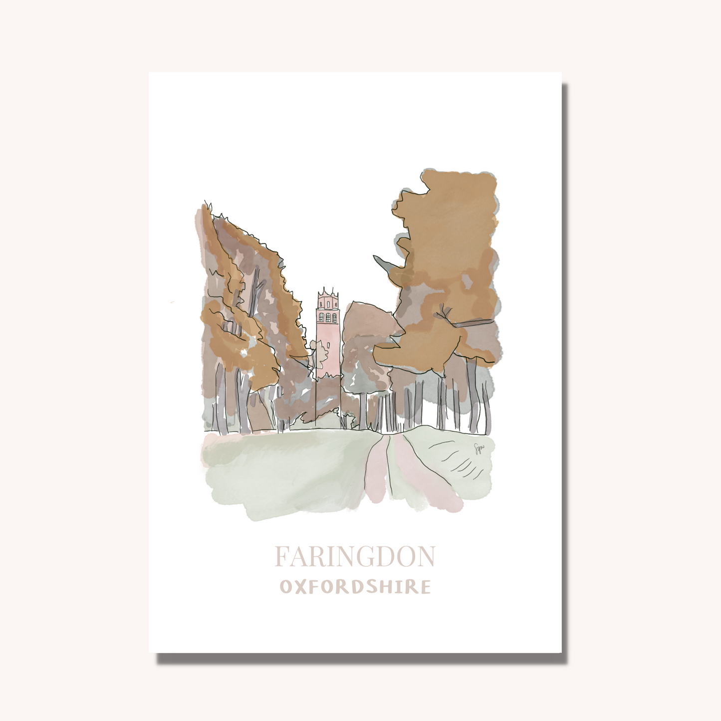 Farringdon Folly Art Print