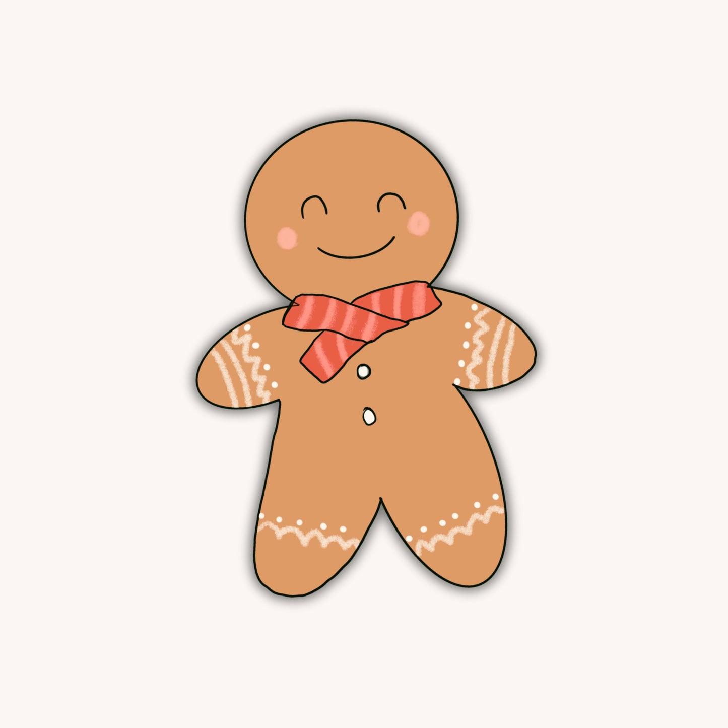 Cinnabon Gingerbread Vinyl Sticker