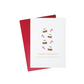 Holiday Pudding And Candy Cane Card
