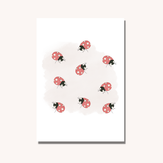 Ladybug Delight Art Print