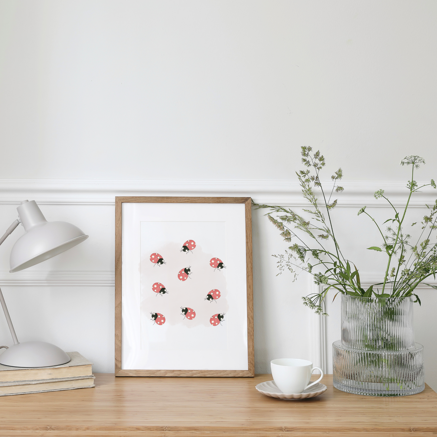 Ladybug Delight Art Print