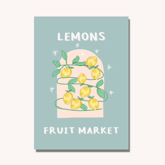 Lemons Fruit Market