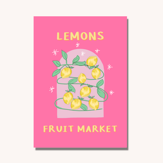 Lemons Fruit Market