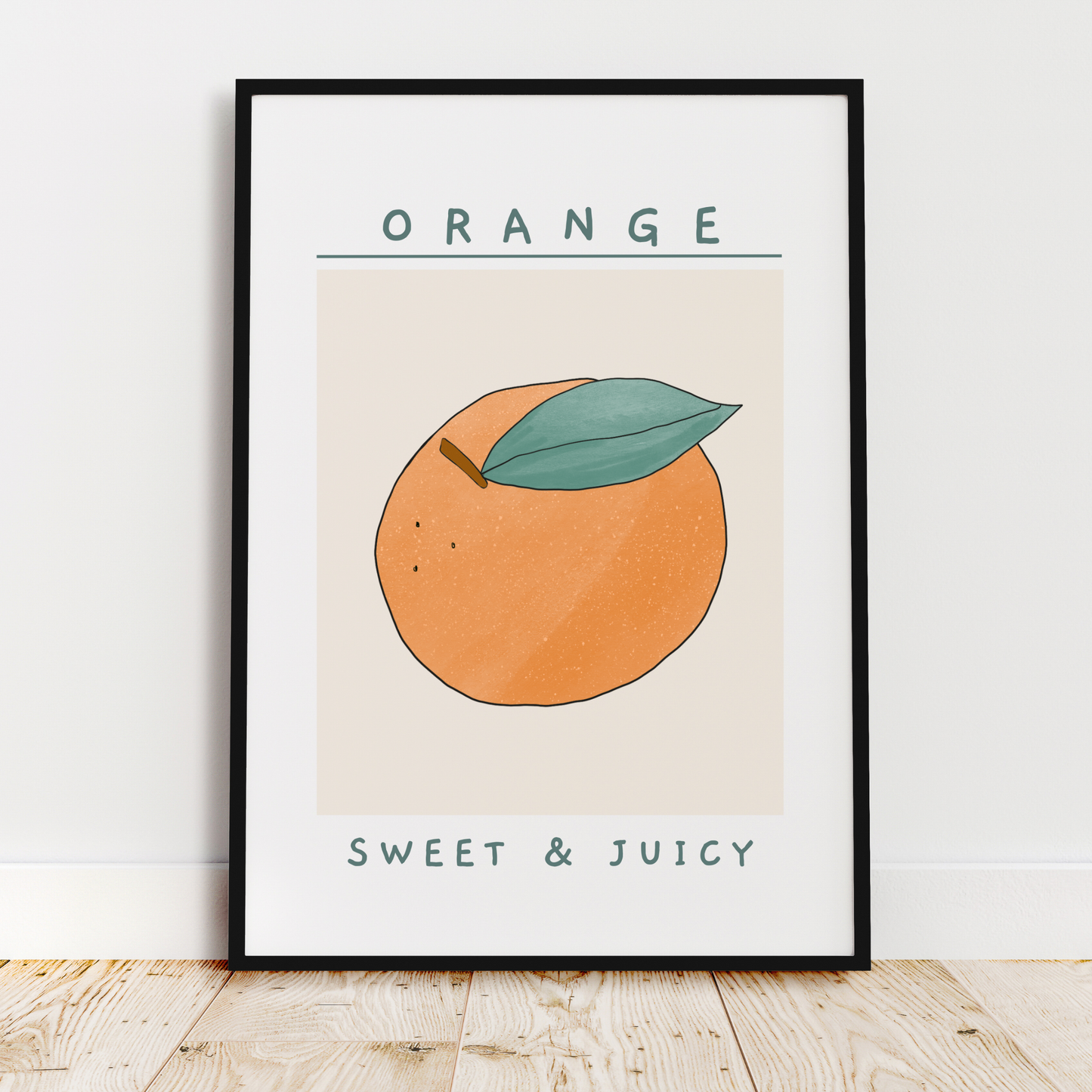 Sweet & Juicy Orange Illustration