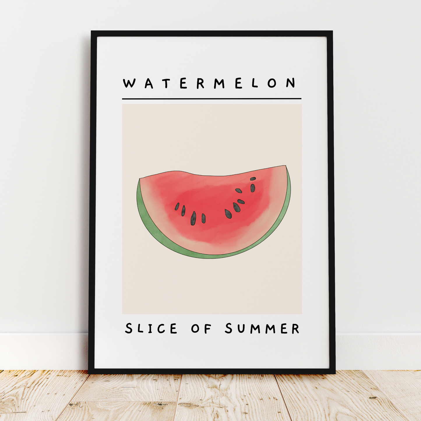 Watermelon Slice Art Print