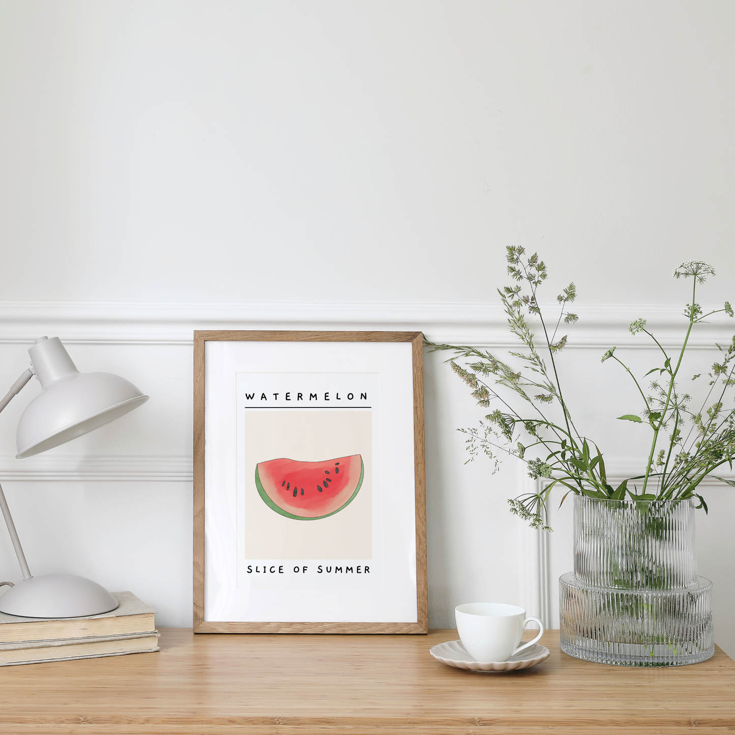 Watermelon Slice Art Print