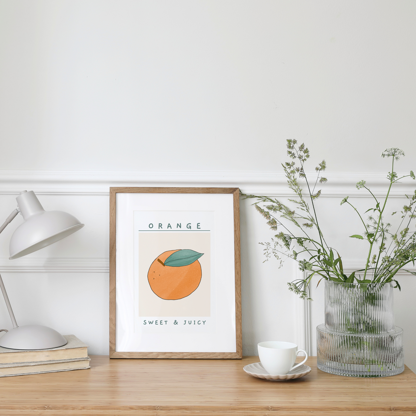 Sweet & Juicy Orange Illustration