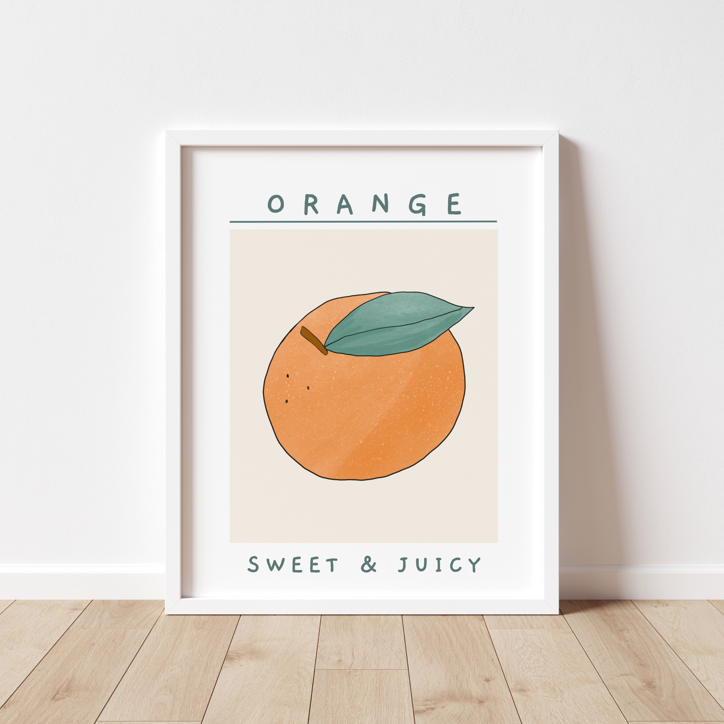 Sweet & Juicy Orange Illustration