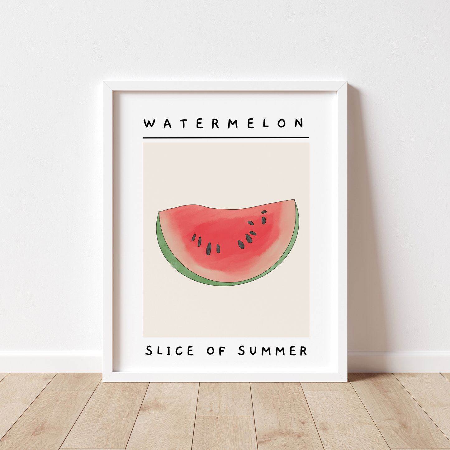 Watermelon Slice Art Print