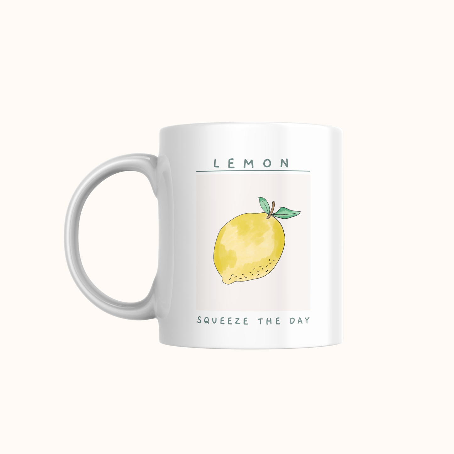 Lemon Squeeze the Day Mug