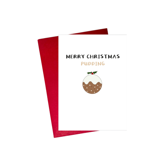 Merry Christmas Pud Card