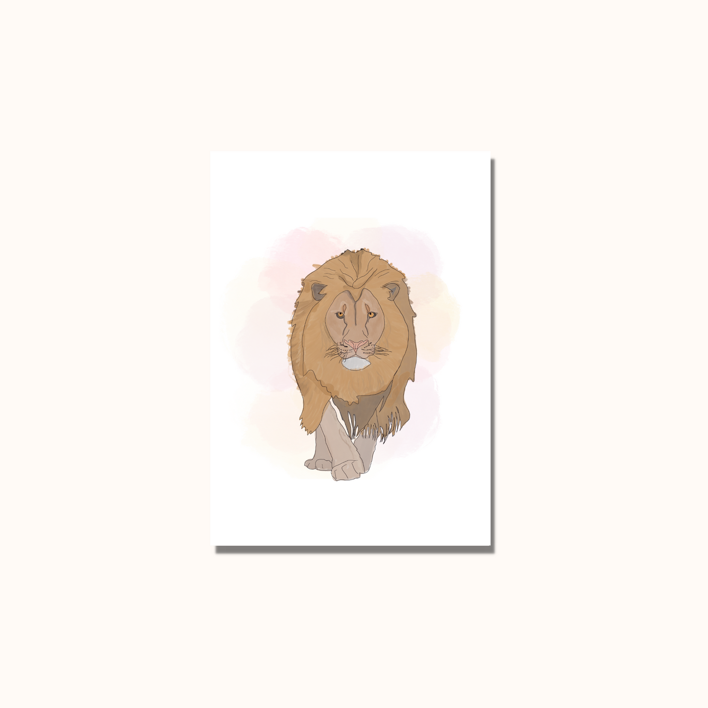 Majestic Lion Wall Art Print