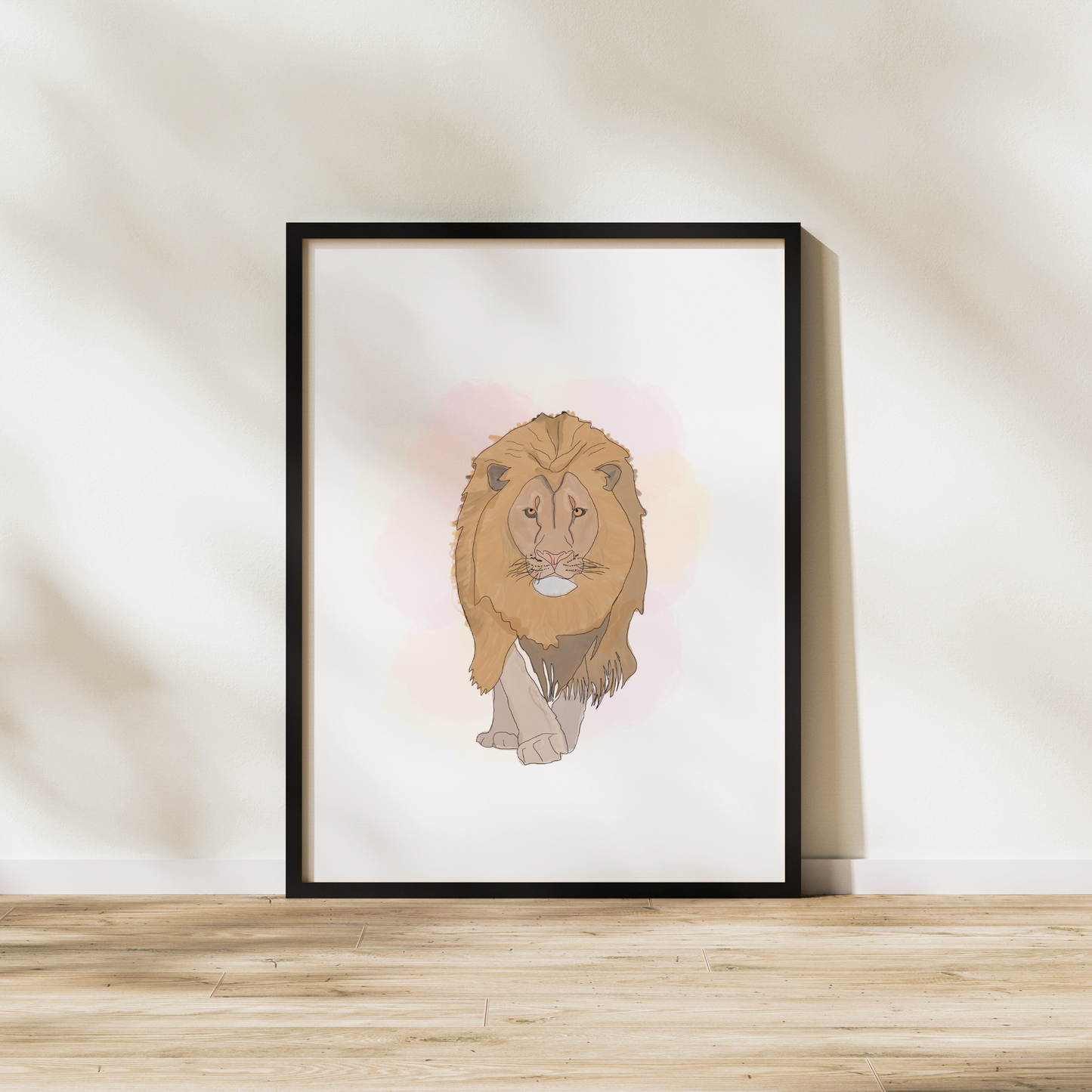 Majestic Lion Wall Art Print