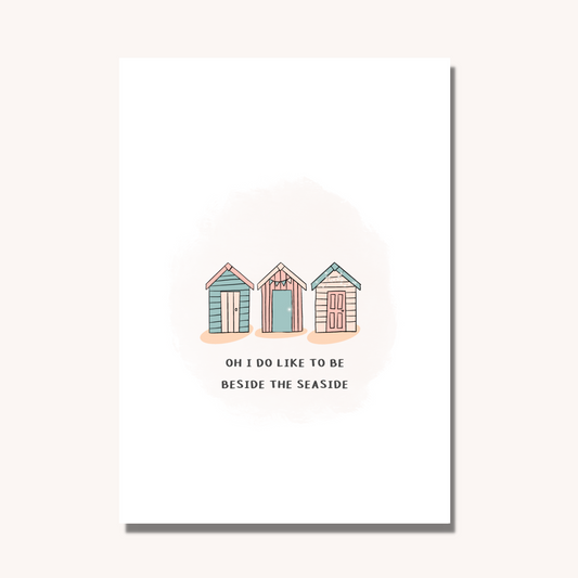 Beach Huts Art Print