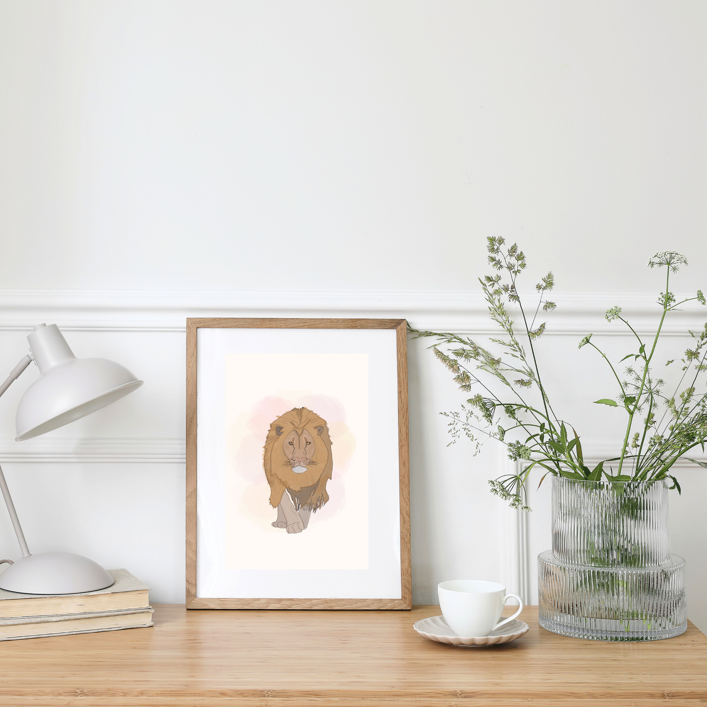 Majestic Lion Wall Art Print