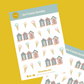 Ice Cream Sundays Sticker Set