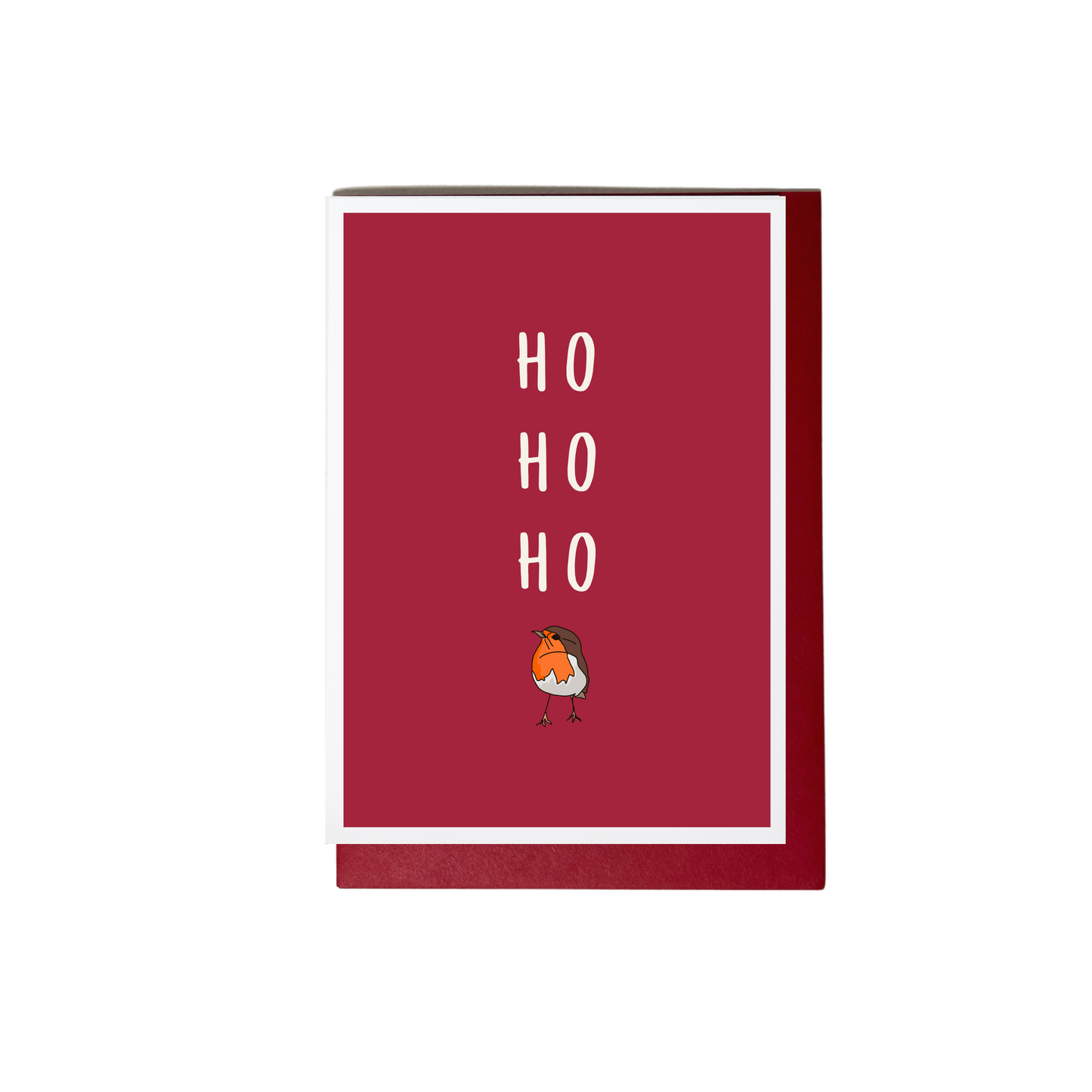 Ho Ho Ho Robin Greeting Card